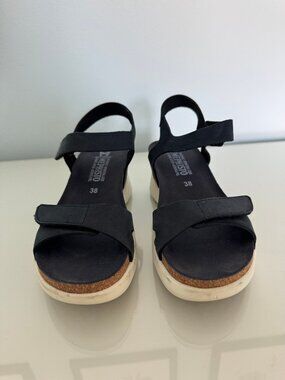 Mephisto Coraly Sandal Navy Blue Nubuck Size US 8 / EU 38